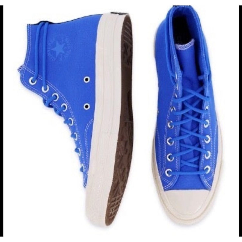 Converse Chuck 70 HI Digital Blue Pale Putty 171247C Mens 9.5 Womens 11.5